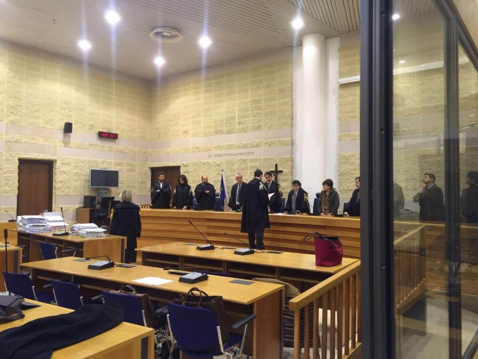 Avvocati in aula del Tribunale Rimini